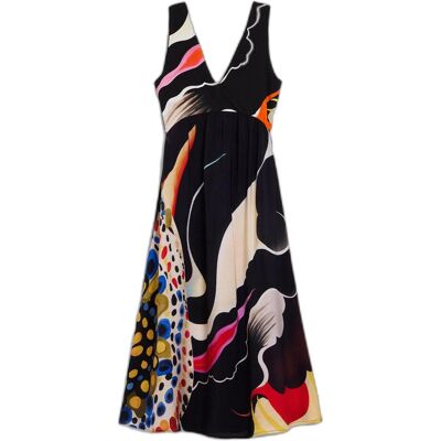 Desigual, Damen, Kleider, Lacroix, Mehrfarbig, Schwarz, (XS) Desigual, Damen, Kleider, Lacroix, Mehrfarbig, Schwarz, (XS)