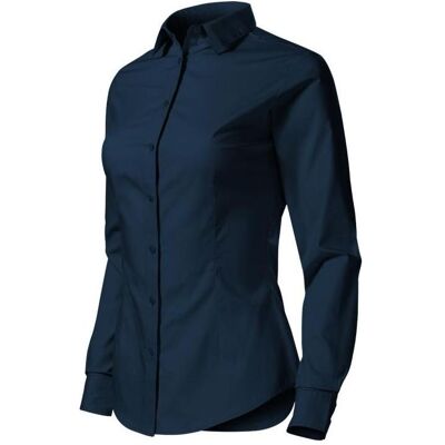 Malfini, Damen, Hemden, Women's Style LS Shirt (Navy Blue), Blau, (L) Malfini, Damen, Hemden, Women's Style LS Shirt (Navy Blue), Blau, (L)