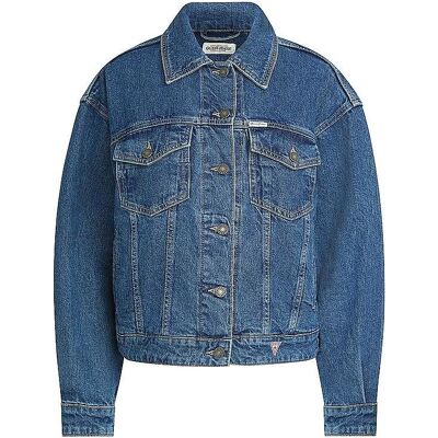 Guess Damen, Leichte Jacken, Jeansjacke, Blau, (XS) Guess Damen, Leichte Jacken, Jeansjacke, Blau, (XS)