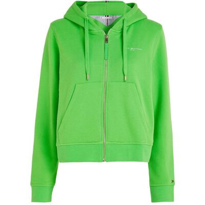 Tommy Hilfiger Damen, Pullover, Sweatjacke, Grün, (L) Tommy Hilfiger Damen, Pullover, Sweatjacke, Grün, (L)
