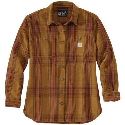 Carhartt, Damen, Hemden, Koszula Wierzchnia z Polarem Heavy Brown, Braun, (S) Carhartt, Damen, Hemden, Koszula Wierzchnia z Polarem Heavy Brown, Braun, (S)