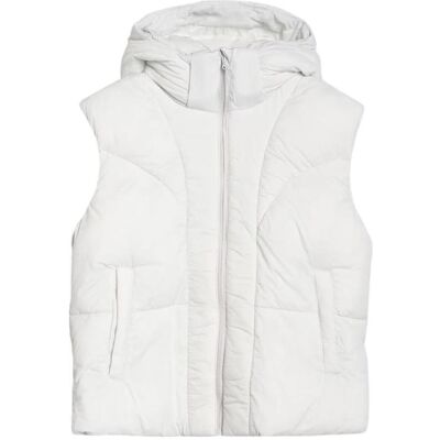 4F, Damen, Westen, Damenweste, kühles Hellgrau, Silber, Grau, (XL) 4F, Damen, Westen, Damenweste, kühles Hellgrau, Silber, Grau, (XL)