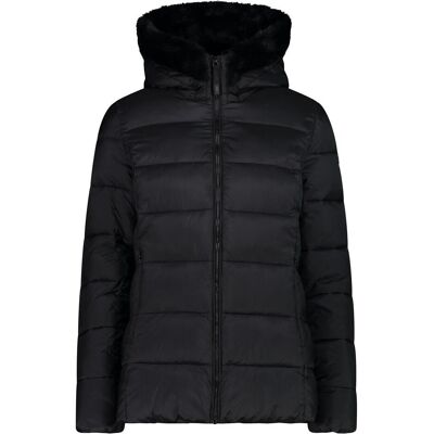 CMP Campagnolo, Damen, Winterjacken, Hoodie, Schwarz, (M) CMP Campagnolo, Damen, Winterjacken, Hoodie, Schwarz, (M)