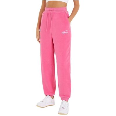 Tommy Hilfiger Damen, Hosen, Tommy Jeans Signature Damen-Hose, Rosa, Rosa, (S) Tommy Hilfiger Damen, Hosen, Tommy Jeans Signature Damen-Hose, Rosa, Rosa, (S)