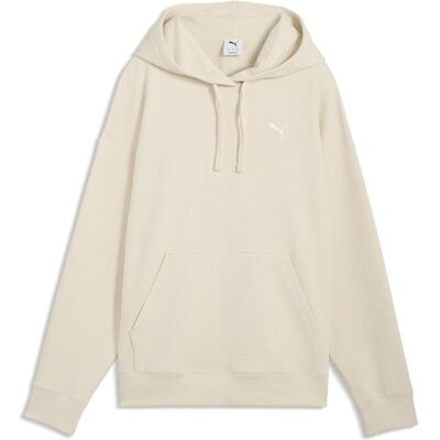 Puma Damen, Pullover, ESS ELEVATED Comfort Hoodie, Weiss, Beige, (M) Puma Damen, Pullover, ESS ELEVATED Comfort Hoodie, Weiss, Beige, (M)
