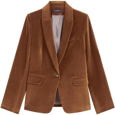 Caroll, Damen, Anzüge, Blazer Kastanje, Braun, (38) Caroll, Damen, Anzüge, Blazer Kastanje, Braun, (38)
