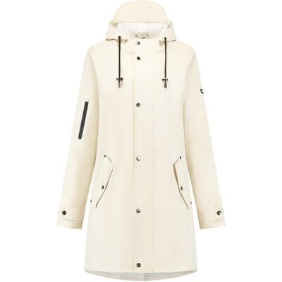 Mirage, Unisex, Mäntel, Regenjas Rainfall Trenchcoat maat XL gemaakt van polyester soft touch off white, Weiss Mirage, Unisex, Mäntel, Regenjas Rainfall Trenchcoat maat XL gemaakt van polyester soft touch off white, Weiss