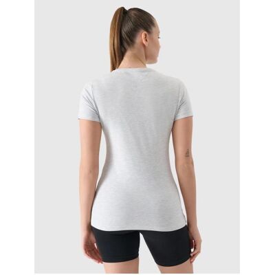 4F, Damen, Shirts, Damen-Baumwoll-T-Shirt mit schmaler Passform, Schwarz, (XS) 4F, Damen, Shirts, Damen-Baumwoll-T-Shirt mit schmaler Passform, Schwarz, (XS)