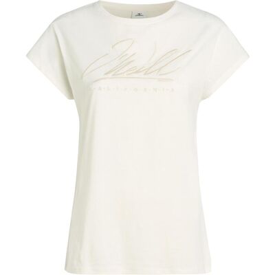 O'Neill, Damen, Shirts, Essentials Signature T-Shirt, Weiss, (M) O'Neill, Damen, Shirts, Essentials Signature T-Shirt, Weiss, (M)