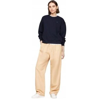 Tommy Hilfiger Damen, Pullover, Reg Flag On Chest Swtshrt, Blau, (M) Tommy Hilfiger Damen, Pullover, Reg Flag On Chest Swtshrt, Blau, (M)