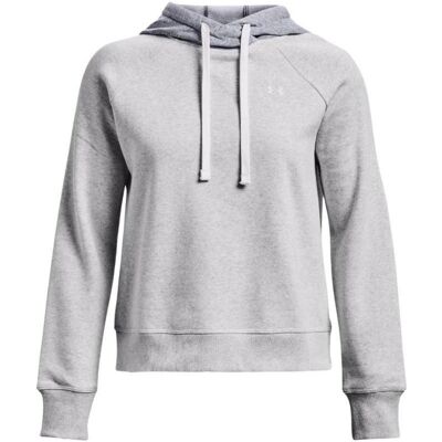 Under Armour, Damen, Pullover, Rival Fleece CB Hoodie pilka 1373031 014 (2XL), Grau, (XXL) Under Armour, Damen, Pullover, Rival Fleece CB Hoodie pilka 1373031 014 (2XL), Grau, (XXL)