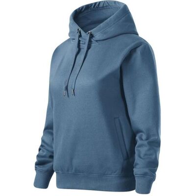 Malfini, Damen, Pullover, Moon W MLI-42160 denim sweatshirt, Blau, (XXL) Malfini, Damen, Pullover, Moon W MLI-42160 denim sweatshirt, Blau, (XXL)