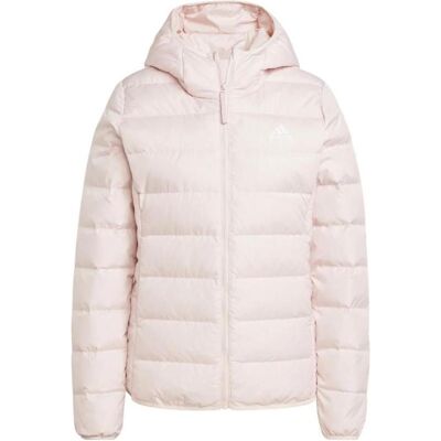 Adidas Damen, Winterjacken, Essentials Light Daunenjacke mit Kapuze, Pink, (M) Adidas Damen, Winterjacken, Essentials Light Daunenjacke mit Kapuze, Pink, (M)
