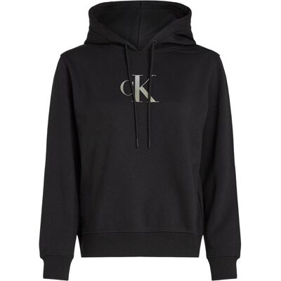 Calvin Klein Jeans, Damen, Pullover, Gradient Ck Hoodie, Schwarz, (XL) Calvin Klein Jeans, Damen, Pullover, Gradient Ck Hoodie, Schwarz, (XL)
