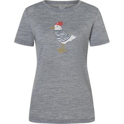 Super Natural, Damen, Shirts, Women's Johnny Tee, Grau, Mehrfarbig, (M) Super Natural, Damen, Shirts, Women's Johnny Tee, Grau, Mehrfarbig, (M)