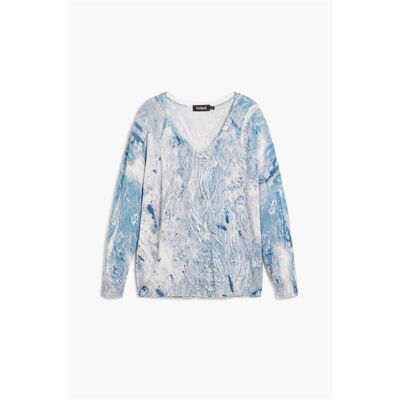 Desigual, Damen, Pullover, Ottawa, Blau, (S) Desigual, Damen, Pullover, Ottawa, Blau, (S)