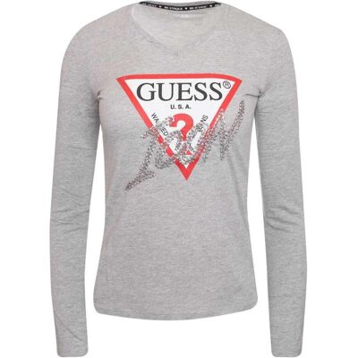 Guess Damen, Shirts, W2bi39 I3z13 Jeans - Frau, Grau, (S) Guess Damen, Shirts, W2bi39 I3z13 Jeans - Frau, Grau, (S)