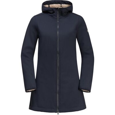Jack Wolfskin, Damen, Winterjacken, Windland Coat W, Blau, (S) Jack Wolfskin, Damen, Winterjacken, Windland Coat W, Blau, (S)