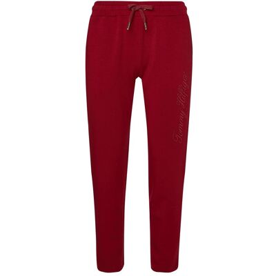 Tommy Hilfiger Damen, Hosen, Interlock Tapered-Hose für Damen, Rot, (M) Tommy Hilfiger Damen, Hosen, Interlock Tapered-Hose für Damen, Rot, (M)