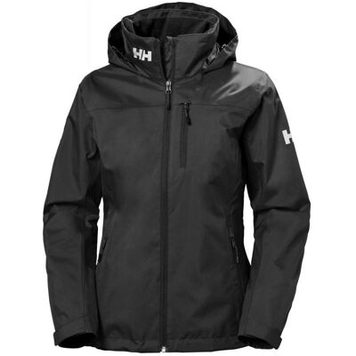 Helly Hansen, Damen, Outdoorjacken, W Crew Hooded Midlayer Jacket (XL), Schwarz, XL Helly Hansen, Damen, Outdoorjacken, W Crew Hooded Midlayer Jacket (XL), Schwarz, XL