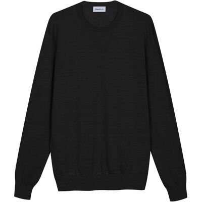 Diana Studio, Blusen, Maglia Rasata In 100 Lino A Maniche Lunghe heren Ronde hals van linnen met lange mouwen 1Pack, (M) Diana Studio, Blusen, Maglia Rasata In 100 Lino A Maniche Lunghe heren Ronde hals van linnen met lange mouwen 1Pack, (M)