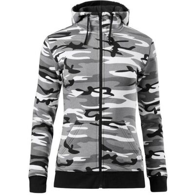 Malfini, Damen, Pullover, Camo Zipper W MLI-C2032, Mehrfarbig, Grau, (XS) Malfini, Damen, Pullover, Camo Zipper W MLI-C2032, Mehrfarbig, Grau, (XS)