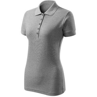 Malfini, Damen, Shirts, Women's Pique Polo Free Polo Shirt (Dark Gray Melange), Grau, (XL) Malfini, Damen, Shirts, Women's Pique Polo Free Polo Shirt (Dark Gray Melange), Grau, (XL)