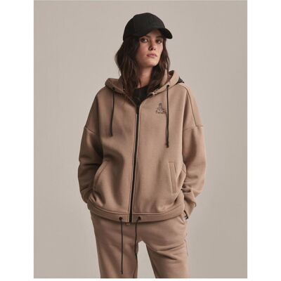 Dakar, Damen, Pullover, Hoody Dkr 24 W Zip Hood L Sand, Beige, (L) Dakar, Damen, Pullover, Hoody Dkr 24 W Zip Hood L Sand, Beige, (L)