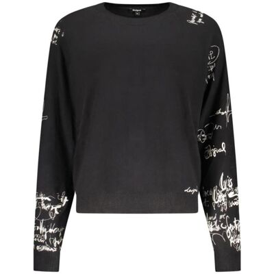 Desigual, Damen, Pullover, Marquette, Schwarz, (XS) Desigual, Damen, Pullover, Marquette, Schwarz, (XS)
