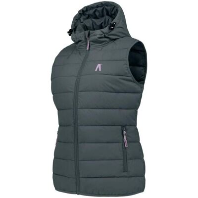 Alpinus, Damen, Westen, Damenweste Monza graphite BR18174, Grau, Pink, (S) Alpinus, Damen, Westen, Damenweste Monza graphite BR18174, Grau, Pink, (S)