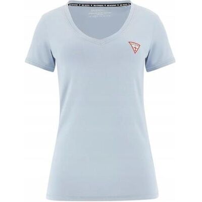 Guess Damen, Shirts, Damen T-Shirt Vn Mini Triangle Tee Blau, Blau, (S) Guess Damen, Shirts, Damen T-Shirt Vn Mini Triangle Tee Blau, Blau, (S)