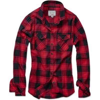 Brandit, Damen, Hemden, Amy Flanell Shirt GIRLS - 17542, Rot, Mehrfarbig, Schwarz, (XL) Brandit, Damen, Hemden, Amy Flanell Shirt GIRLS - 17542, Rot, Mehrfarbig, Schwarz, (XL)