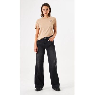 Garcia, Damen, Jeans, Celia Wide Dames Wide Fit Jeans Zwart - Maat W30 X L32, Schwarz, (W30/L32) Garcia, Damen, Jeans, Celia Wide Dames Wide Fit Jeans Zwart - Maat W30 X L32, Schwarz, (W30/L32)