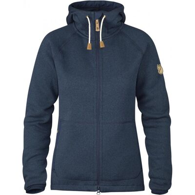 Fjällräven, Damen, Outdoorjacken, Övik Fleece Hoodie (M), Blau, M Fjällräven, Damen, Outdoorjacken, Övik Fleece Hoodie (M), Blau, M