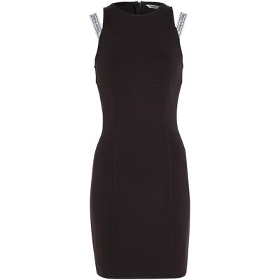 Tommy Hilfiger Damen, Kleider, d. H. Logo Taping Guard DW0DW15350 BDS S S, Schwarz, (S) Tommy Hilfiger Damen, Kleider, d. H. Logo Taping Guard DW0DW15350 BDS S S, Schwarz, (S)