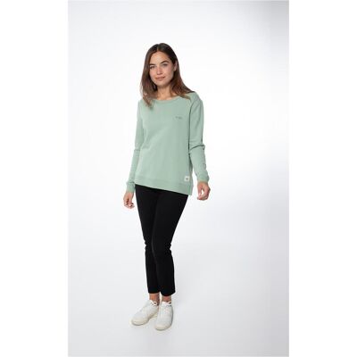 Protest, Damen, Pullover, Frauen Sweatshirt nxgcamelle Sweatshirt, Grau, Grün, (38) Protest, Damen, Pullover, Frauen Sweatshirt nxgcamelle Sweatshirt, Grau, Grün, (38)