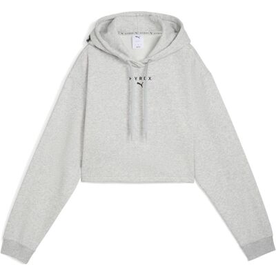 Puma Damen, Pullover, W x Hyrox Heavyweight Hoodie, Grau, (M) Puma Damen, Pullover, W x Hyrox Heavyweight Hoodie, Grau, (M)