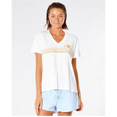 Rip Curl, Damen, Shirts, T-Shirt Sonnenuntergang V-Ausschnitt T-Shirt, (XS) Rip Curl, Damen, Shirts, T-Shirt Sonnenuntergang V-Ausschnitt T-Shirt, (XS)