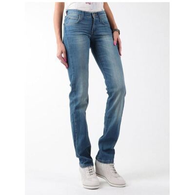 Lee, Damen, Jeans, Lynn Straight L333DOET Jeans, Blau, (W28/L33) Lee, Damen, Jeans, Lynn Straight L333DOET Jeans, Blau, (W28/L33)