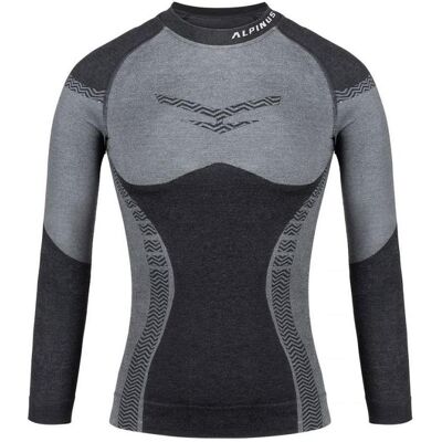 Damen, Funktionsshirt, Thermoaktives Damen Sweatshirt Alpinus Pro Miyabi Edition grau GT43230 (L), Grau, Silber, L Damen, Funktionsshirt, Thermoaktives Damen Sweatshirt Alpinus Pro Miyabi Edition grau GT43230 (L), Grau, Silber, L