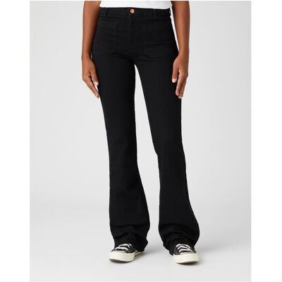 Wrangler, Damen, Jeans, Flare, Schwarz, (31) Wrangler, Damen, Jeans, Flare, Schwarz, (31)