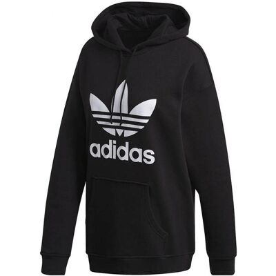 Adidas Damen, Pullover, Trefoil Hoodie für Damen, Schwarz, (28) Adidas Damen, Pullover, Trefoil Hoodie für Damen, Schwarz, (28)