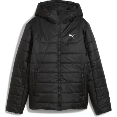 Puma Damen, Winterjacken, ESS Hooded Padded Jacket, Schwarz, (M) Puma Damen, Winterjacken, ESS Hooded Padded Jacket, Schwarz, (M)