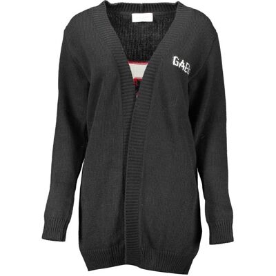 Gaëlle, Damen, Pullover, Paris Black Acrylic Women Cardigan, Schwarz, (XS) Gaëlle, Damen, Pullover, Paris Black Acrylic Women Cardigan, Schwarz, (XS)