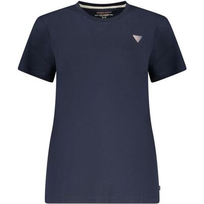 Guess Damen, Shirts, Jeans Blue Cotton Women's T-Shirt, Blau, (S) Guess Damen, Shirts, Jeans Blue Cotton Women's T-Shirt, Blau, (S)