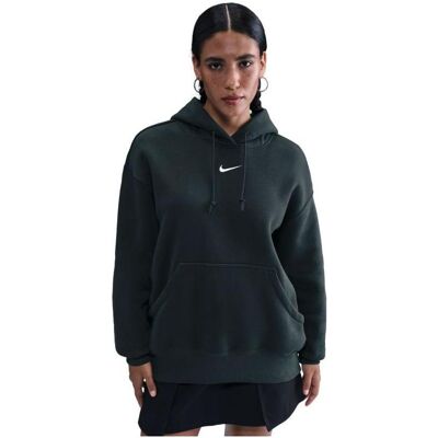 Nike, Damen, Pullover, Sportswear Phoenix Fleece-Sweatshirt für Damen, Grün, (S) Nike, Damen, Pullover, Sportswear Phoenix Fleece-Sweatshirt für Damen, Grün, (S)