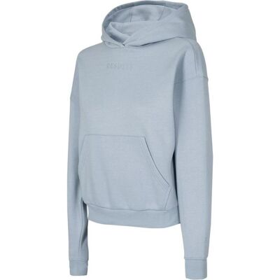 4F, Damen, Pullover, Hellblaues Damen-Sweatshirt H4L22 BLD031 34S 2XL, Blau, (XXL) 4F, Damen, Pullover, Hellblaues Damen-Sweatshirt H4L22 BLD031 34S 2XL, Blau, (XXL)