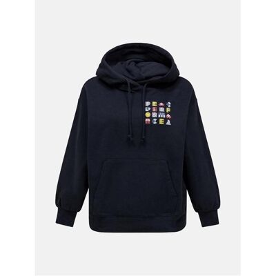Peak Performance, Damen, Blusen, Bluza damska W Terry Graphic Hood kolor czarny - M, Schwarz, (M) Peak Performance, Damen, Blusen, Bluza damska W Terry Graphic Hood kolor czarny - M, Schwarz, (M)