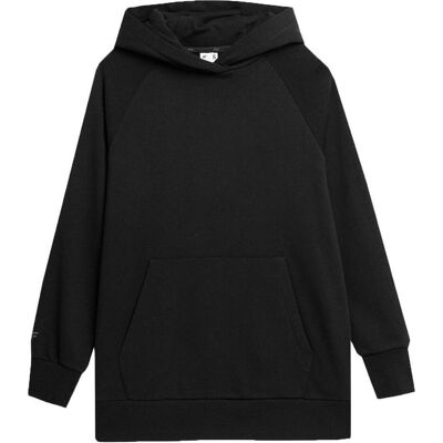 4F, Damen, Pullover, Damen Sweatshirt F0955 tiefschwarz 4FWSS24TSWSF0955 20F M, Schwarz, (M) 4F, Damen, Pullover, Damen Sweatshirt F0955 tiefschwarz 4FWSS24TSWSF0955 20F M, Schwarz, (M)