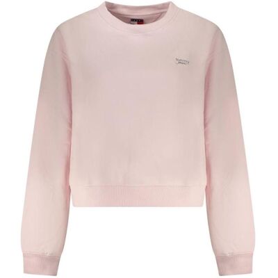 Tommy Jeans, Damen, Pullover, Tjw Rlx Sh Silver Script Crew, Rosa, (M) Tommy Jeans, Damen, Pullover, Tjw Rlx Sh Silver Script Crew, Rosa, (M)